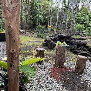 Exotic Garden At Amazing Volcano Fissure Country house